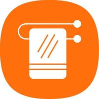 Towel Rack Line Two Color Icon vector