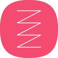 Spring Line Curve Icon vector