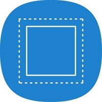 Marquee Line Curve Icon vector