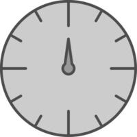 Clock Fillay Icon vector