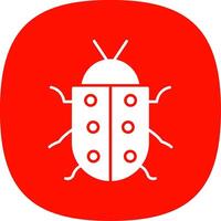 Bug Line Two Color Icon vector