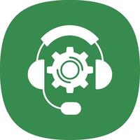 Technical Support Line Two Color Icon vector