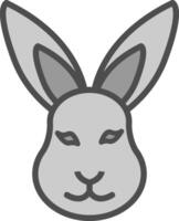 Hare Fillay Icon vector