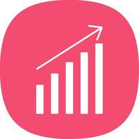 Trend Line Two Color Icon vector