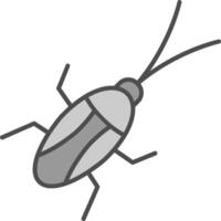 Cockroach Fillay Icon vector