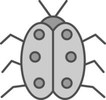 Bug Fillay Icon vector