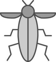 insecto relleno icono vector