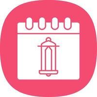 Calendar Line Two Color Icon vector