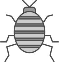 Bug Fillay Icon vector