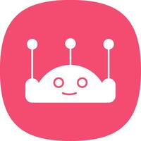 Chatbot Line Two Color Icon vector