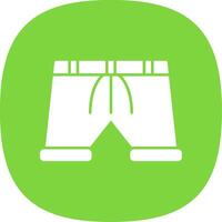 Short Line Two Color Icon vector