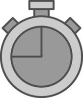 Stopwatch Fillay Icon vector