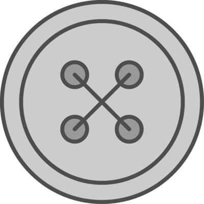 Cloth Button Fillay Icon