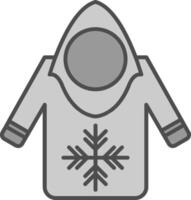 Hoodie Fillay Icon vector