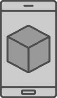 3d Fillay Icon vector