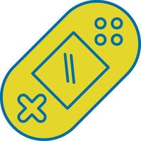 Game Console Line Two Color Icon vector