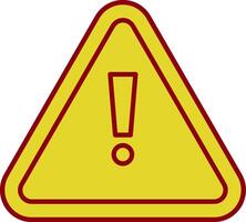 Alert Line Two Color Icon vector