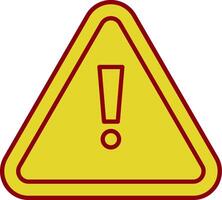 Alert Line Two Color Icon vector