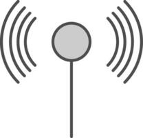 Wifi Fillay Icon vector