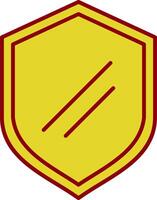 Shield Line Two Color Icon vector