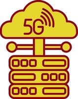 Networking Line Two Color Icon vector