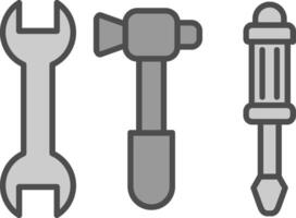 Tools Line Two Color Icon vector