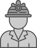 labor relleno icono vector