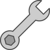 Spanner Fillay Icon vector