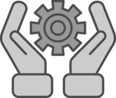 Industry Fillay Icon vector