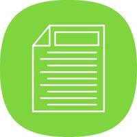 Task Line Curve Icon vector