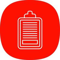 Task Line Curve Icon vector