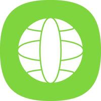 Global Line Two Color Icon vector