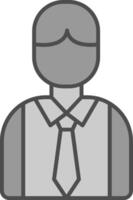 Employee Fillay Icon vector