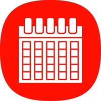 Schedule Line Two Color Icon vector