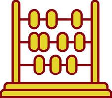 Abacus Line Two Color Icon vector