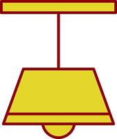 Ceiling Lamp Fillay Icon vector