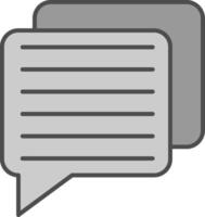 Chat Fillay Icon vector