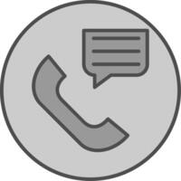 Communication Fillay Icon vector