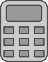 Calculator Fillay Icon vector