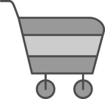 Cart Fillay Icon vector