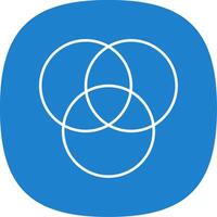 Diagram Line Curve Icon vector
