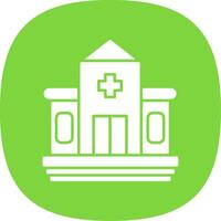 Hospital Fillay Icon vector