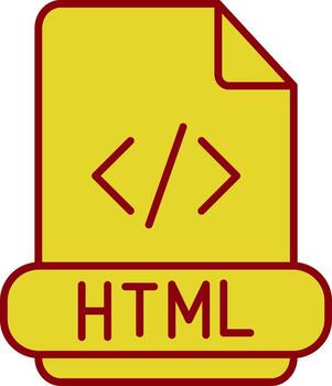 Html Line Circle Icon vector