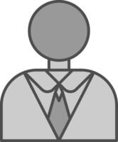 Manager Fillay Icon vector