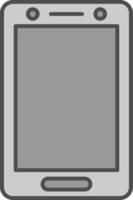 Smartphone Fillay Icon vector