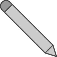 Pencil Fillay Icon vector