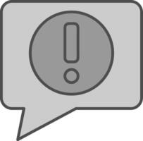 Alert Fillay Icon vector