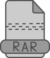 Rar Fillay Icon vector