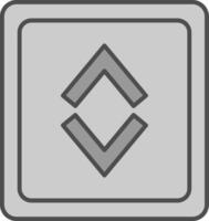 Up Down Fillay Icon vector