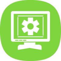 Process Line Circle Icon vector